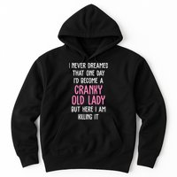 Cranky Old Lady Funny Hoodie