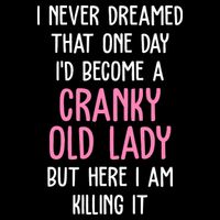Cranky Old Lady Funny Hoodie