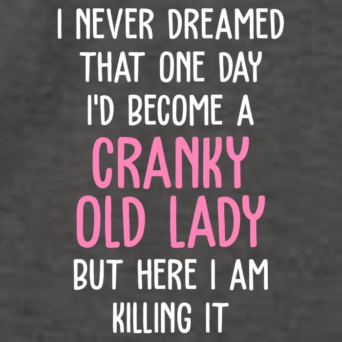 Cranky Old Lady Funny Vector Backpack