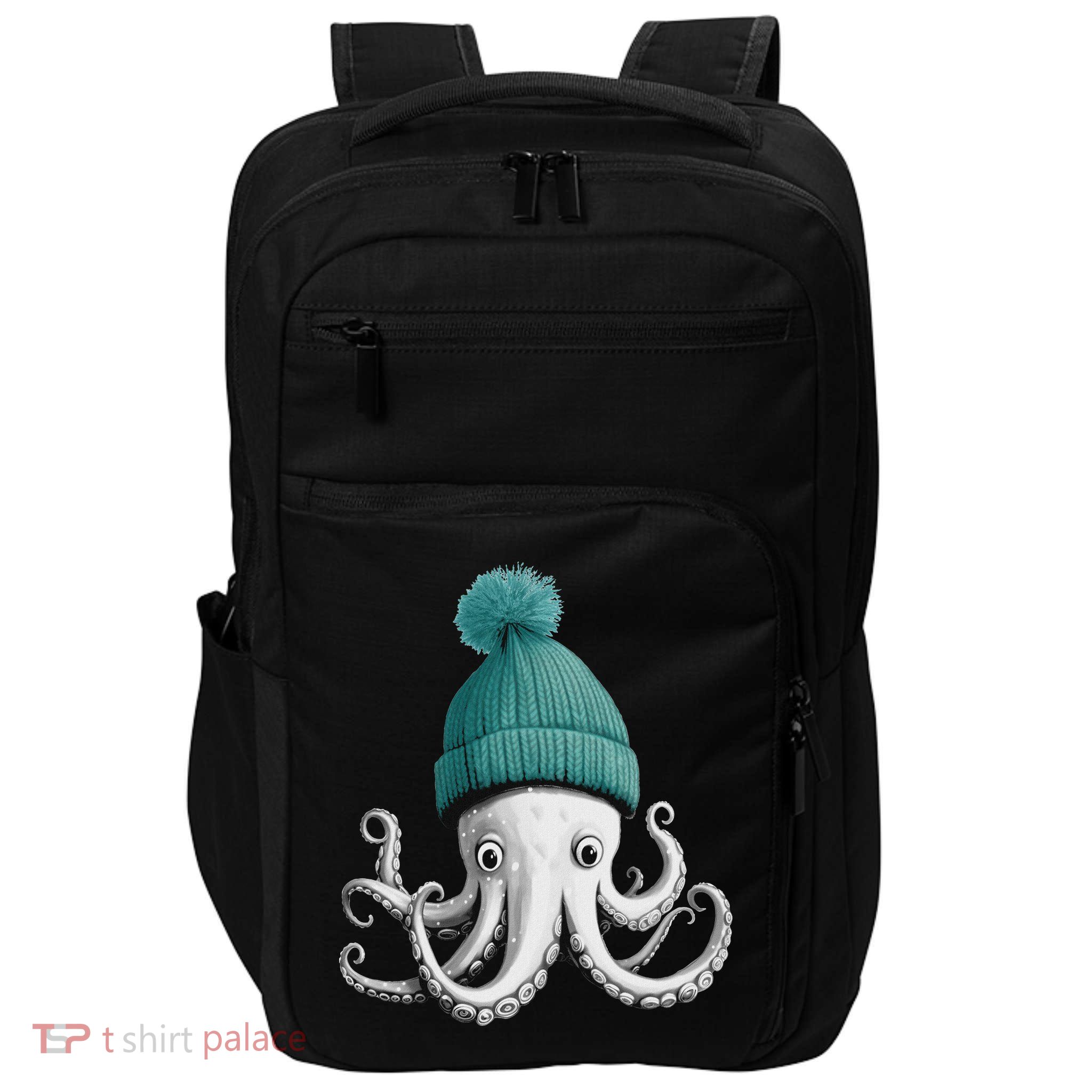 Cephalopod Octopus Lover Chilling In A Cap Novelty Impact Tech Backpack