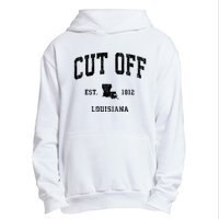 Cut Off Louisiana La Vintage Established Athletic Sports Design Urban Pullover Hoodie