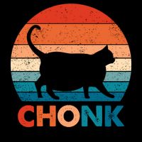 Chonk Oh Lawd He Comin Funny Fat Cat 16oz Travel Tumbler