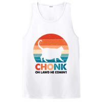 Chonk Oh Lawd He Comin Funny Fat Cat PosiCharge Competitor Tank