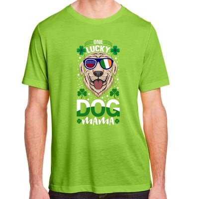 Cool One Lucky Dog Mama Funny Sarcastic St Patrick's Day Great Gift Adult ChromaSoft Performance T-Shirt