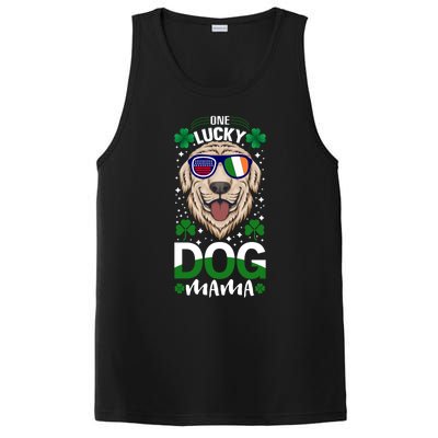 Cool One Lucky Dog Mama Funny Sarcastic St Patrick's Day Great Gift PosiCharge Competitor Tank