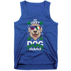 Cool One Lucky Dog Mama Funny Sarcastic St Patrick's Day Great Gift Tank Top