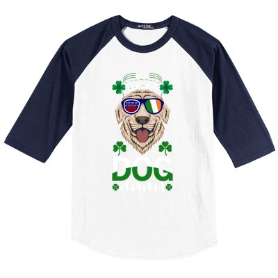 Cool One Lucky Dog Mama Funny Sarcastic St Patrick's Day Great Gift Baseball Sleeve Shirt