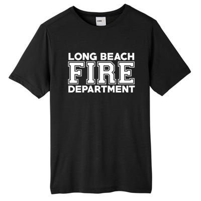 City Of Long Beach Fire Rescue California Fire Duty Gift Tall Fusion ChromaSoft Performance T-Shirt