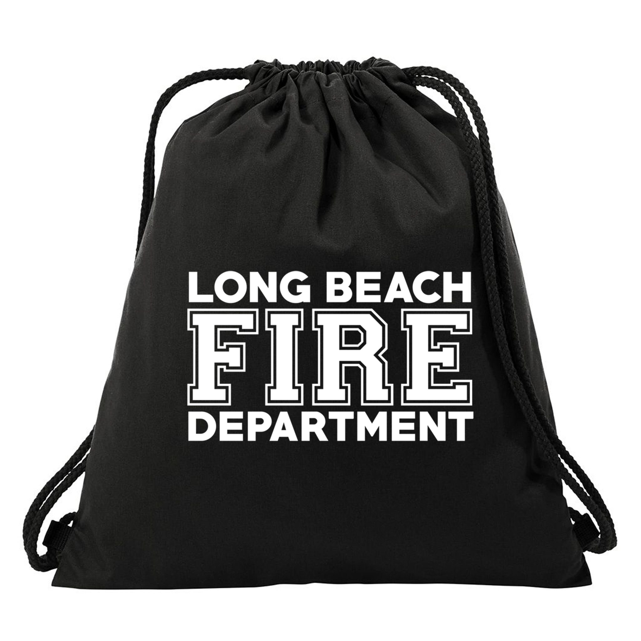 City Of Long Beach Fire Rescue California Fire Duty Gift Drawstring Bag