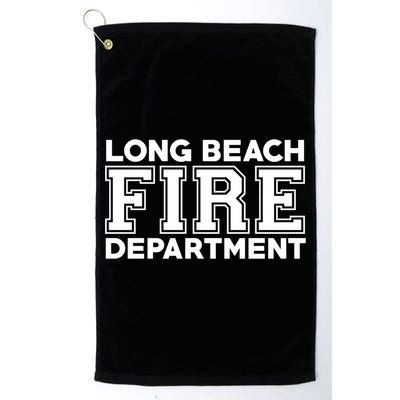 City Of Long Beach Fire Rescue California Fire Duty Gift Golf Towel