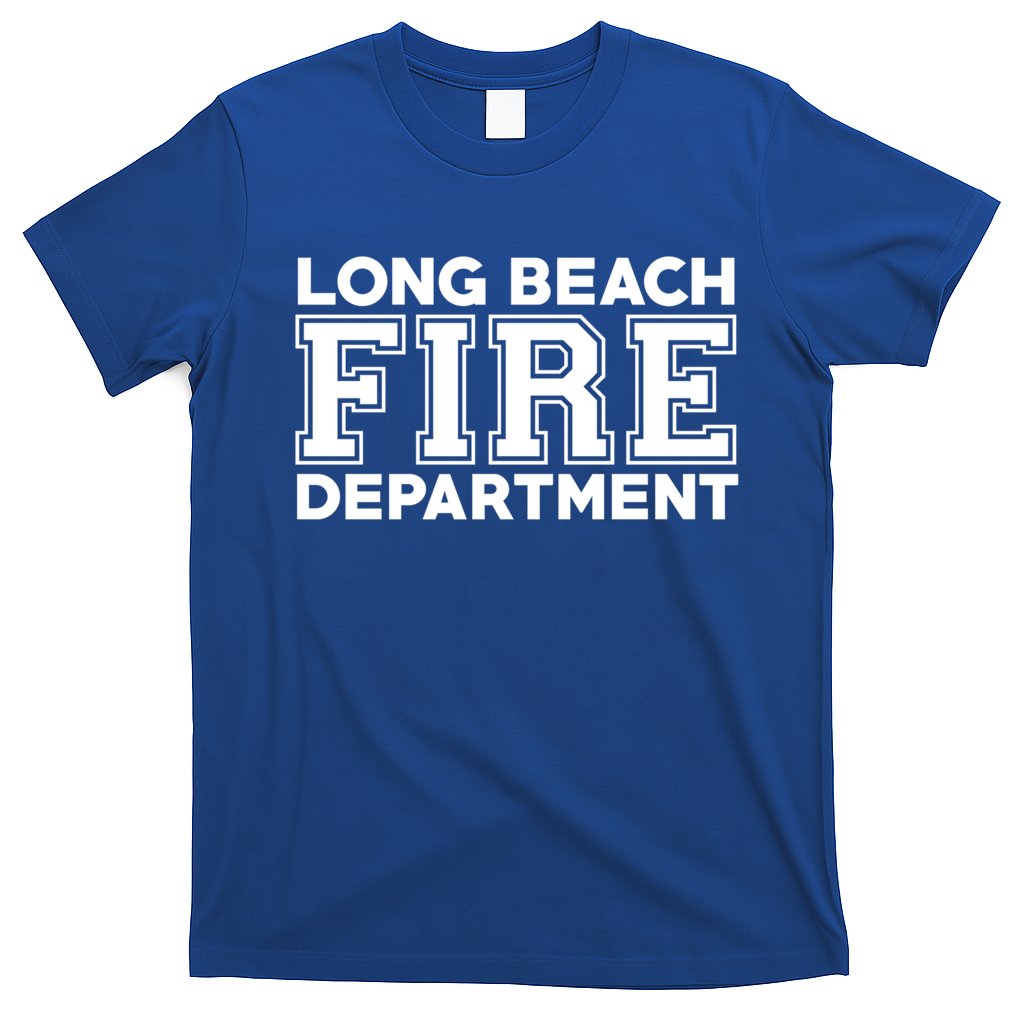 City Of Long Beach Fire Rescue California Fire Duty Gift T-Shirt