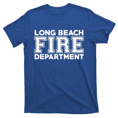 City Of Long Beach Fire Rescue California Fire Duty Gift T-Shirt