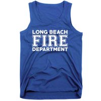 City Of Long Beach Fire Rescue California Fire Duty Gift Tank Top