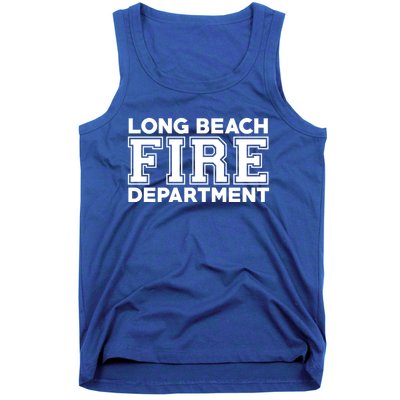 City Of Long Beach Fire Rescue California Fire Duty Gift Tank Top