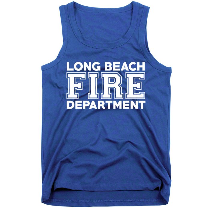 City Of Long Beach Fire Rescue California Fire Duty Gift Tank Top