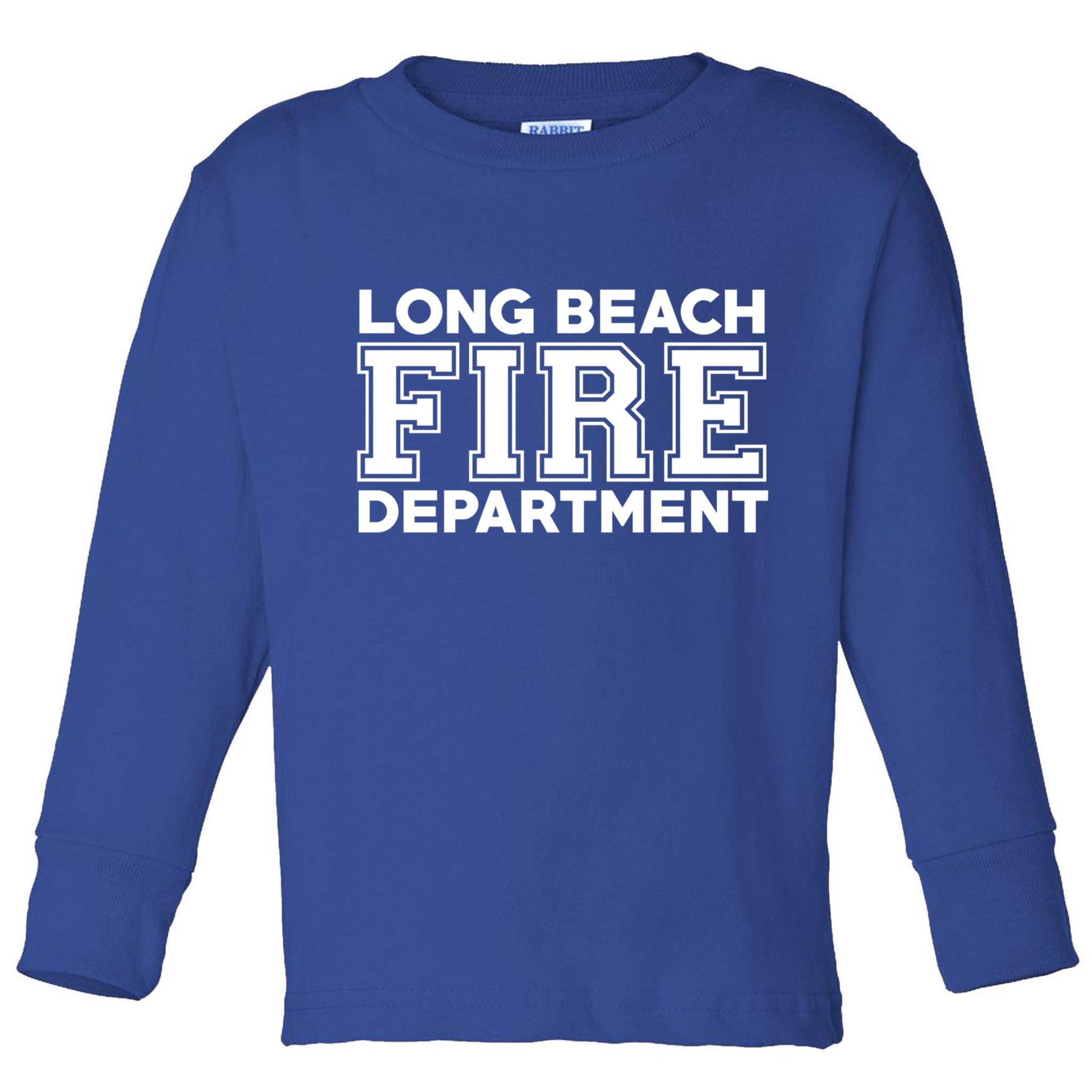 City Of Long Beach Fire Rescue California Fire Duty Gift Toddler Long Sleeve Shirt