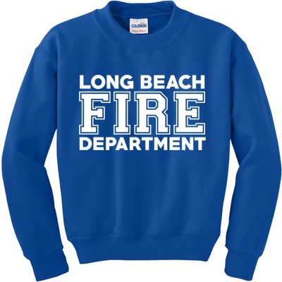 City Of Long Beach Fire Rescue California Fire Duty Gift Kids Sweatshirt