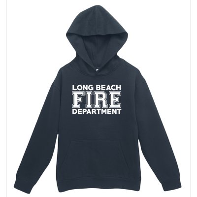 City Of Long Beach Fire Rescue California Fire Duty Gift Urban Pullover Hoodie