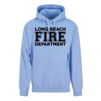 City Of Long Beach Fire Rescue California Fire Duty Gift Unisex Surf Hoodie