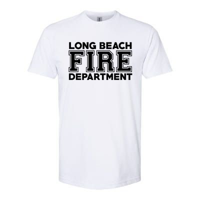 City Of Long Beach Fire Rescue California Fire Duty Gift Softstyle CVC T-Shirt