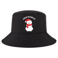 Cold As Balls Winter Snowman Cool Comfort Performance Bucket Hat