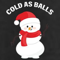 Cold As Balls Winter Snowman Cool Comfort Performance Bucket Hat
