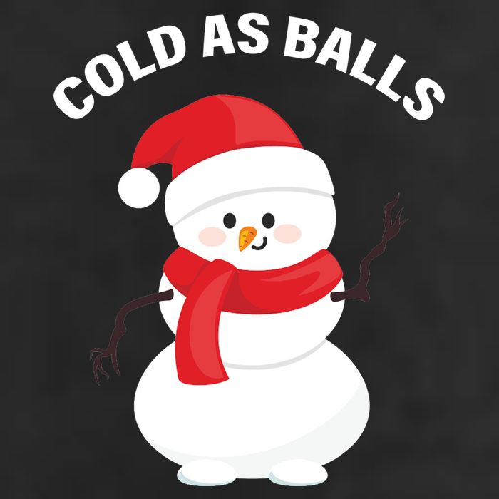 Cold As Balls Winter Snowman Cool Comfort Performance Bucket Hat