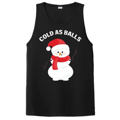 Cold As Balls Winter Snowman PosiCharge Competitor Tank