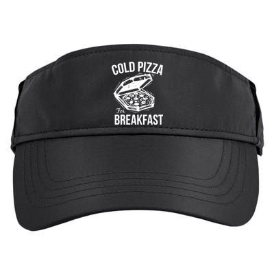 Cold Pizza For Breakfast Adult Drive Performance Visor
