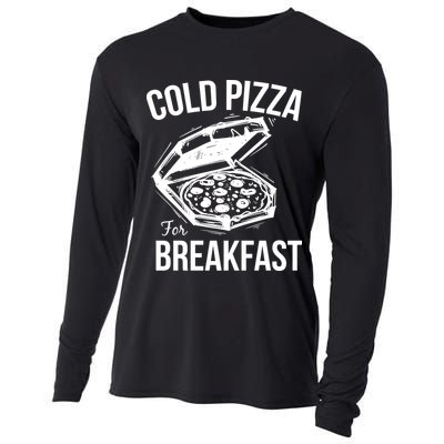 Cold Pizza For Breakfast Cooling Performance Long Sleeve Crew