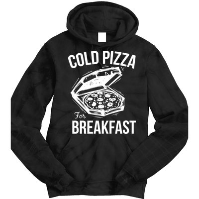 Cold Pizza For Breakfast Tie Dye Hoodie