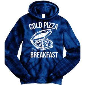 Cold Pizza For Breakfast Tie Dye Hoodie