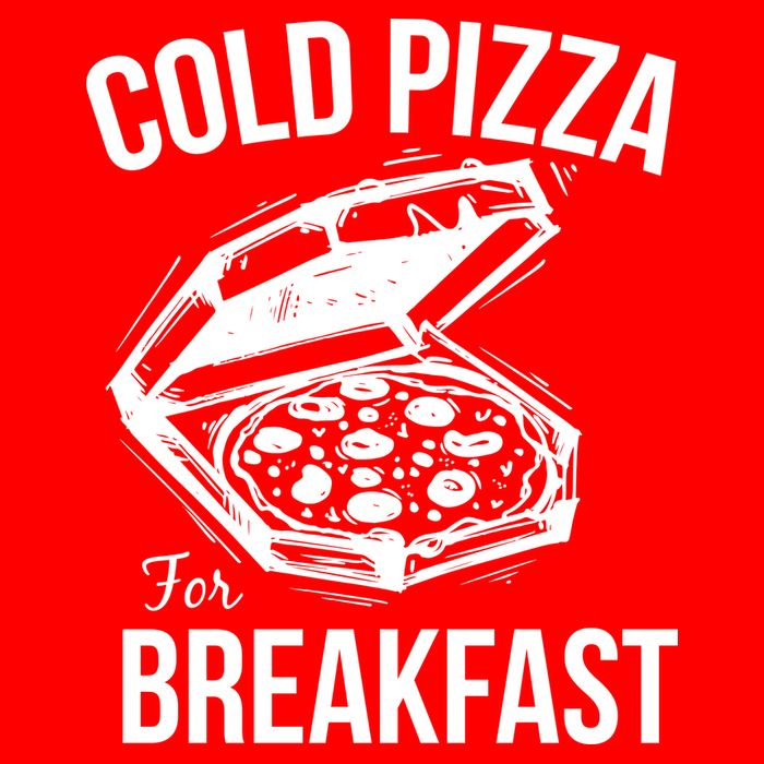 Cold Pizza For Breakfast USA-Made Doggie Bandana