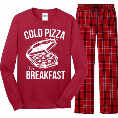 Cold Pizza For Breakfast Long Sleeve Pajama Set