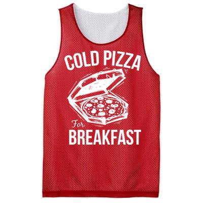 Cold Pizza For Breakfast Mesh Reversible Basketball Jersey Tank