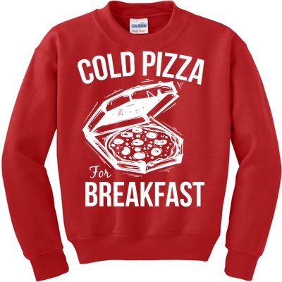 Cold Pizza For Breakfast Kids Sweatshirt