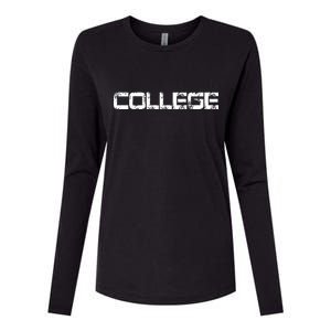 COLLEGE Animal House Frat Party Womens Cotton Relaxed Long Sleeve T-Shirt