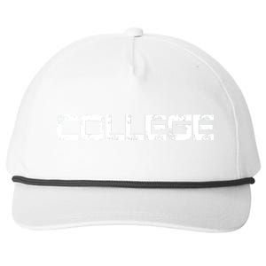 COLLEGE Animal House Frat Party Snapback Five-Panel Rope Hat