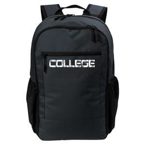 COLLEGE Animal House Frat Party Daily Commute Backpack