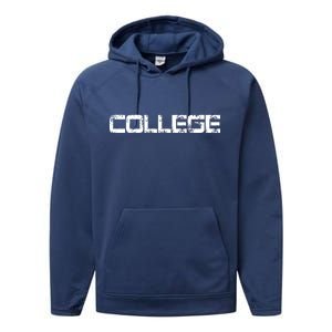 COLLEGE Animal House Frat Party Performance Fleece Hoodie