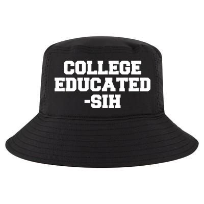 College Educated-ish Cool Comfort Performance Bucket Hat