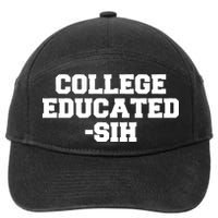 College Educated-ish 7-Panel Snapback Hat