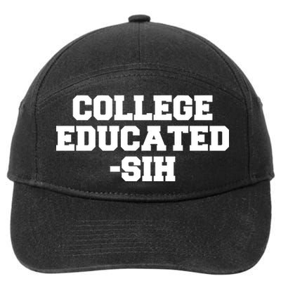 College Educated-ish 7-Panel Snapback Hat