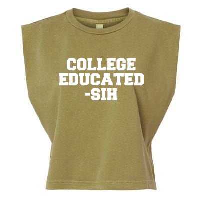 College Educated-ish Garment-Dyed Women's Muscle Tee