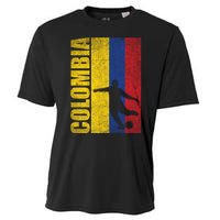 Colombia Flag Soccer World Cup Cooling Performance Crew T-Shirt