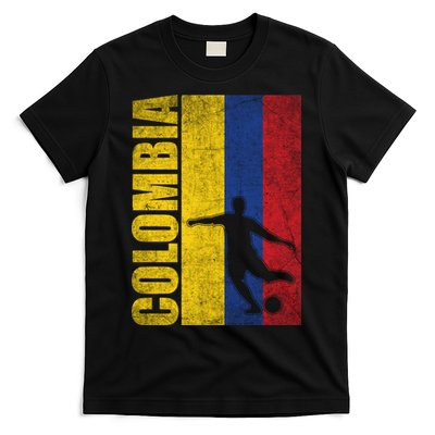 Colombia Flag Soccer World Cup T-Shirt