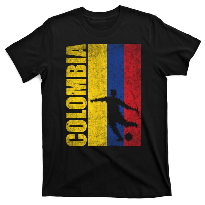 Colombia Flag Soccer World Cup T-Shirt