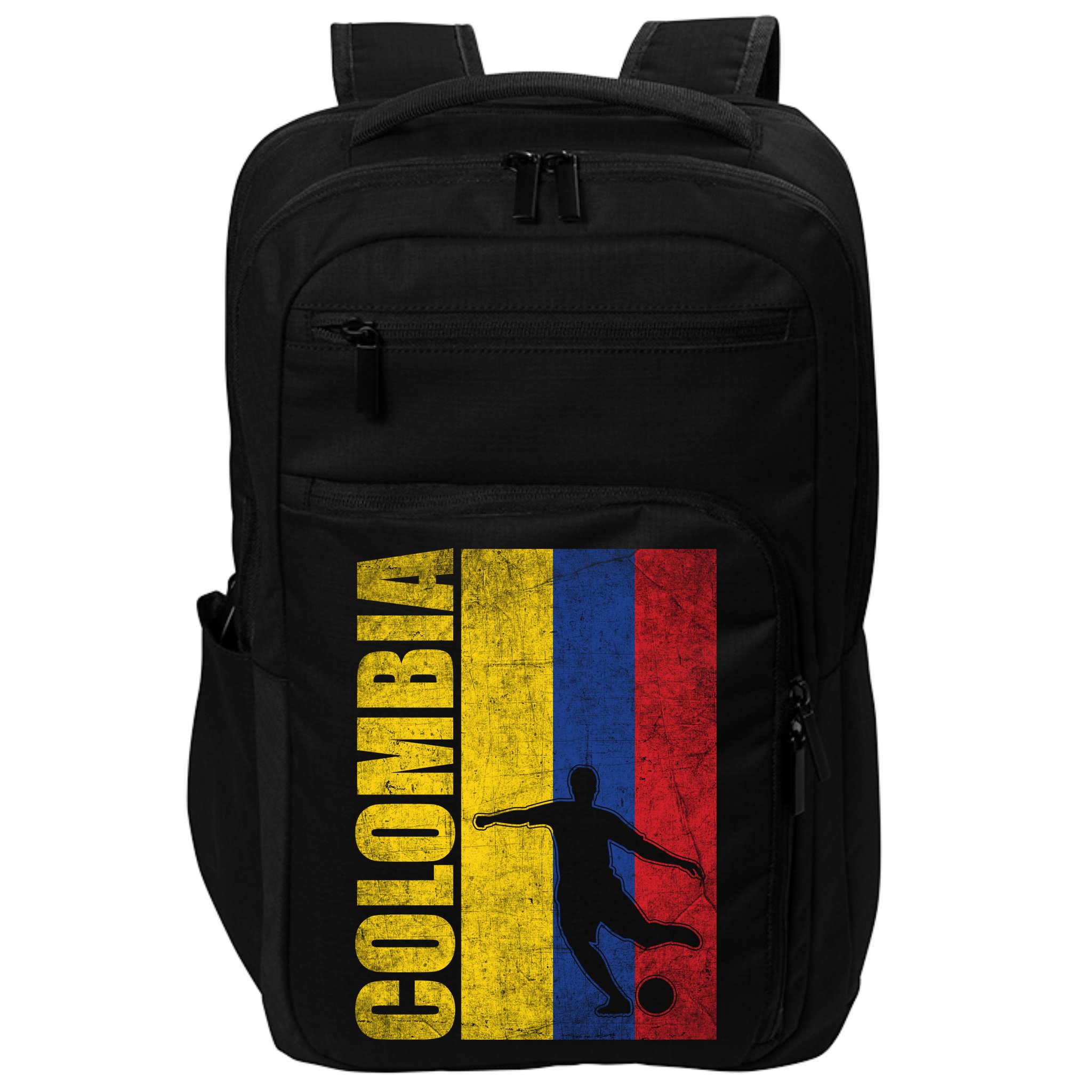 Colombia Flag Soccer World Cup Impact Tech Backpack
