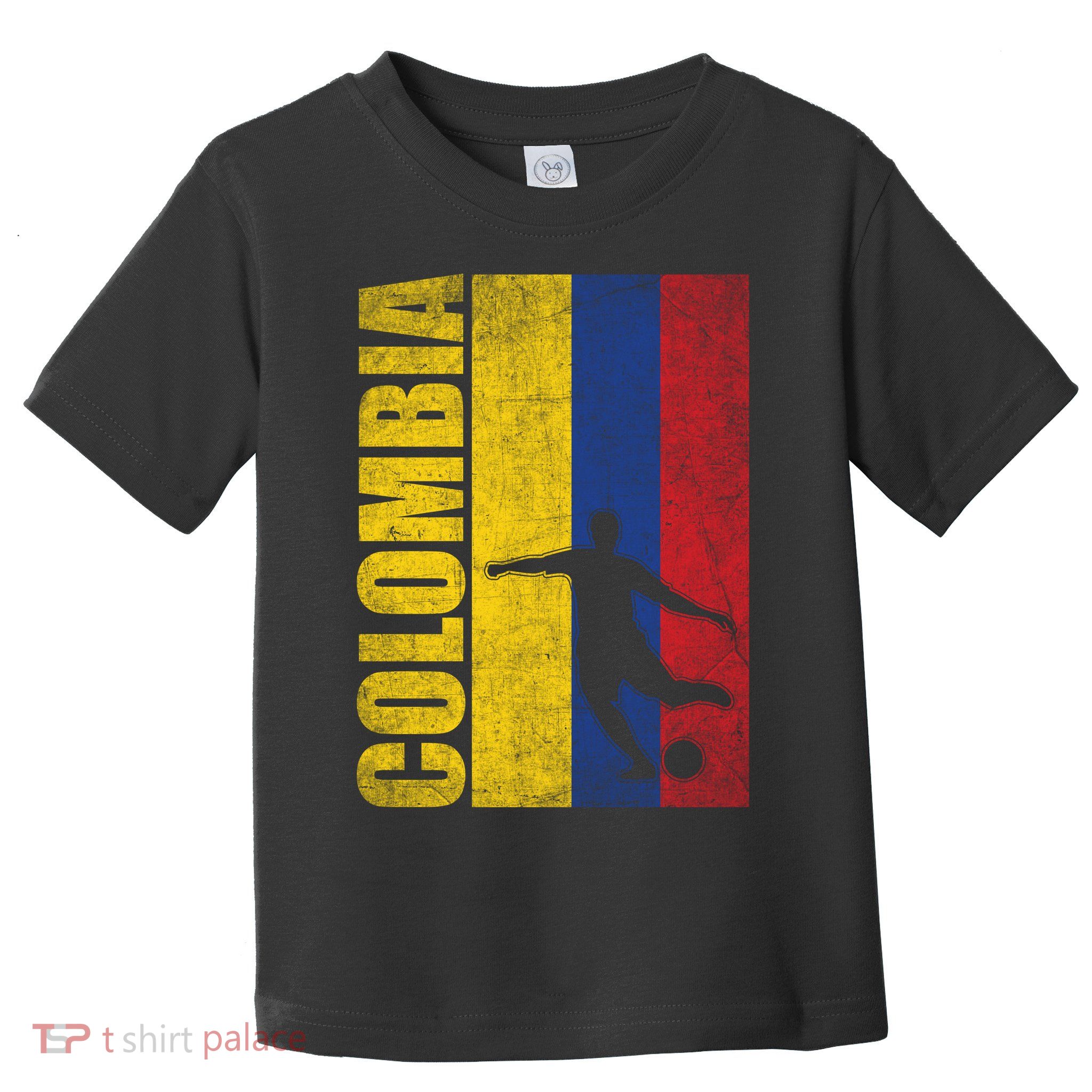 Colombia Flag Soccer World Cup Toddler T-Shirt