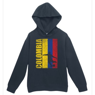 Colombia Flag Soccer World Cup Urban Pullover Hoodie